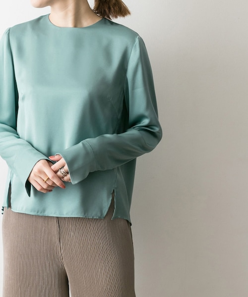 CELFORD サテンブラウス