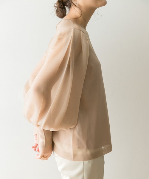 FOXEY - CFLFORD☆ セルフォード☆ボリュームスリーブシアーニットプルオーバー CELFORD（セルフォード）の「CELFORD ボリュームスリーブシアー