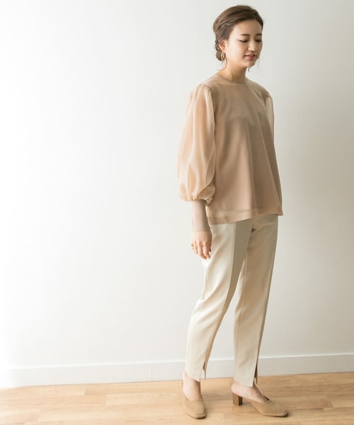 FOXEY - CFLFORD☆ セルフォード☆ボリュームスリーブシアーニットプルオーバー CELFORD（セルフォード）の「CELFORD ボリュームスリーブシアー