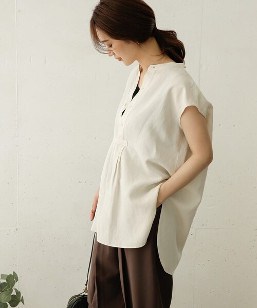 【新品】URBAN RESEARCH DOOR タックフレンチブラウス URBAN RESEARCH DOORS - URBAN RESEARCH DOORS 新品タグ付き