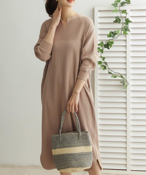 ネストローブ リネン近江晒リボン付きベスト