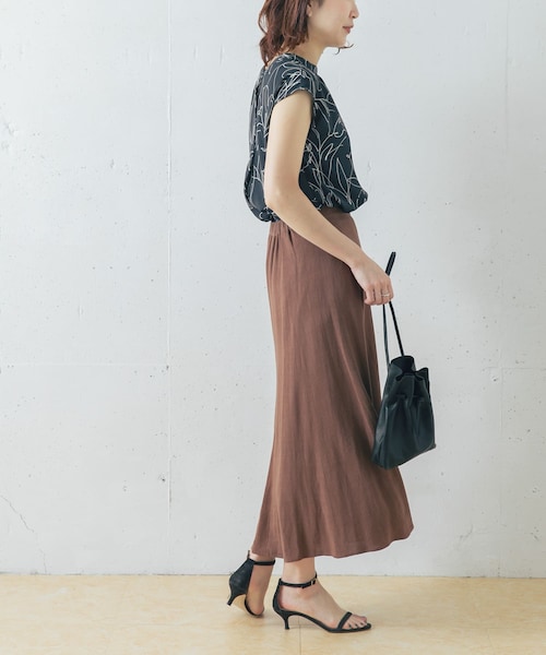 アーバンリサーチ ロッソ　ラインアートプリントフレンチブラウス URBAN RESEARCH ROSSO WOMEN（アーバンリサーチ ロッソ）の「ライン