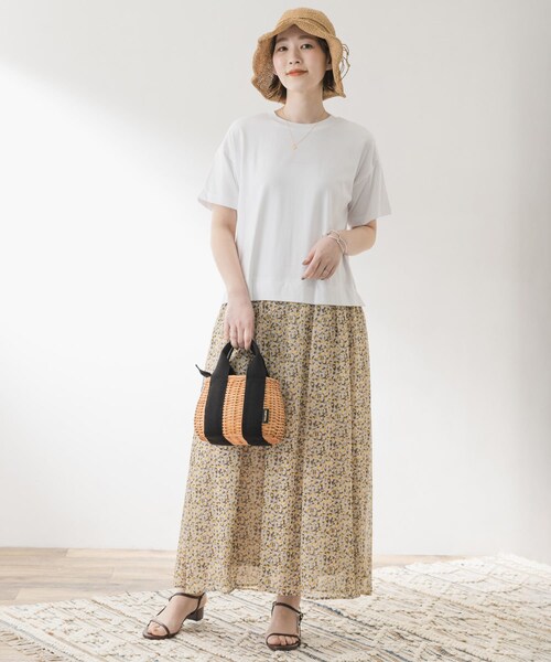 F by ROSSO（エフバイロッソ）の「F by ROSSO ドッキングワンピース（その他・レディース・NVYxWHT/BEIGE/YELxWHT・FREE）」の10枚目の写真