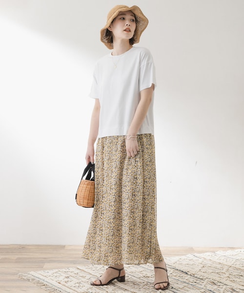 F by ROSSO（エフバイロッソ）の「F by ROSSO ドッキングワンピース（その他・レディース・NVYxWHT/BEIGE/YELxWHT・FREE）」の3枚目の写真