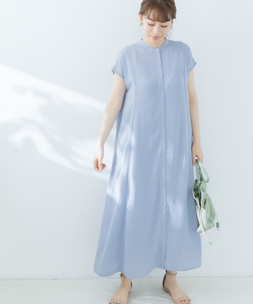 【WEB限定】バックプリーツフレンチワンピース