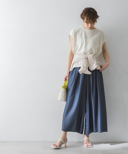 URBAN RESEARCH（アーバンリサーチ）の「テンセルデニムガウチョパンツ（その他・レディース・BLUE/INDIGO・FREE）」の10枚目の写真