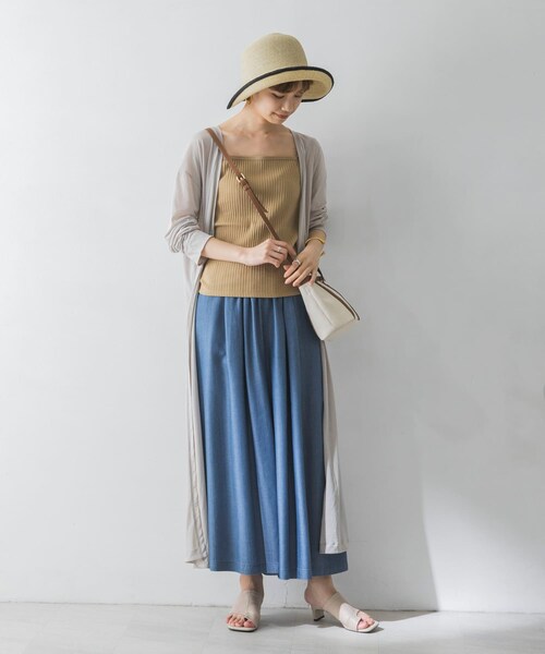 URBAN RESEARCH（アーバンリサーチ）の「テンセルデニムガウチョパンツ（その他・レディース・BLUE/INDIGO・FREE）」の5枚目の写真