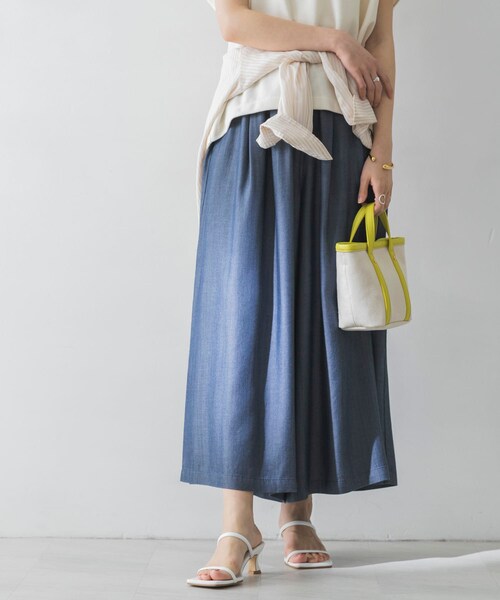 URBAN RESEARCH（アーバンリサーチ）の「テンセルデニムガウチョパンツ（その他・レディース・BLUE/INDIGO・FREE）」の8枚目の写真