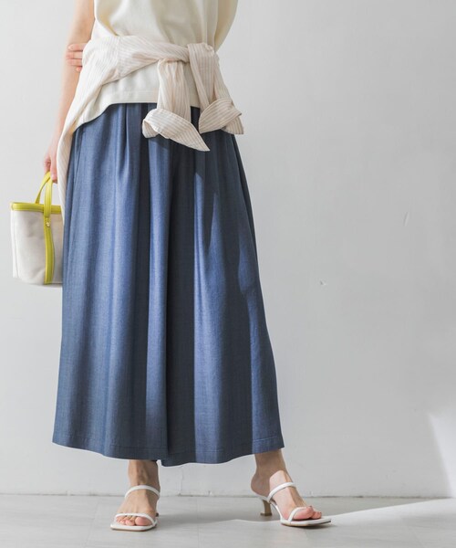 URBAN RESEARCH（アーバンリサーチ）の「テンセルデニムガウチョパンツ（その他・レディース・BLUE/INDIGO・FREE）」の2枚目の写真