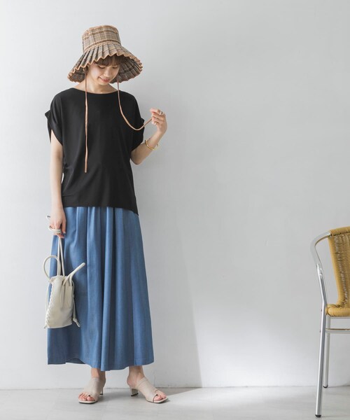 URBAN RESEARCH（アーバンリサーチ）の「テンセルデニムガウチョパンツ（その他・レディース・BLUE/INDIGO・FREE）」の6枚目の写真