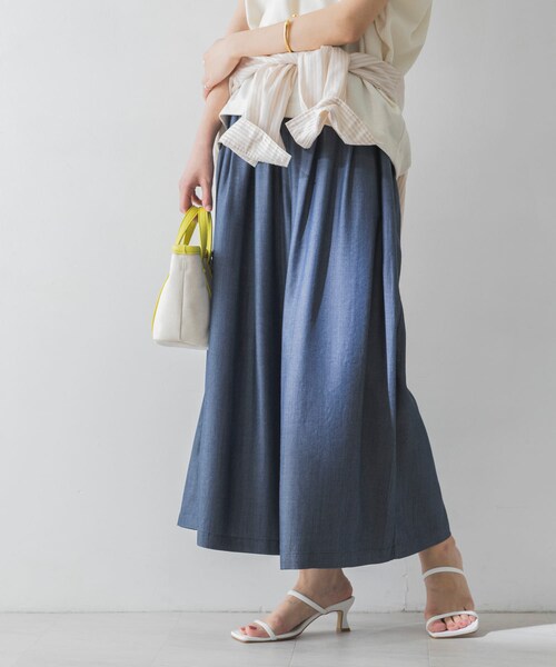 URBAN RESEARCH（アーバンリサーチ）の「テンセルデニムガウチョパンツ（その他・レディース・BLUE/INDIGO・FREE）」の7枚目の写真