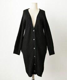 imvely | アゼアミロングニットカーディガン(カーディガン/ボレロ)