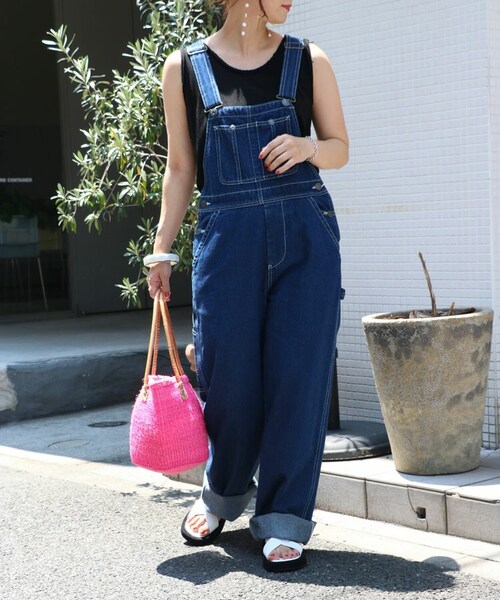 Sheson（シーズン）の「デニムオーバーオール（サロペット/オーバーオール・レディース・ブルー/その他・F）」の2枚目の写真