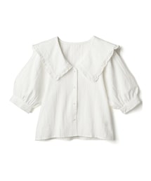 GRL（グレイル）の「セーラーカラーフリルレースブラウス（シャツ/ブラウス・レディース）」