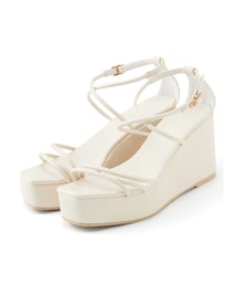 GRL | 厚底スクエアトゥクロスサンダル(サンダル)