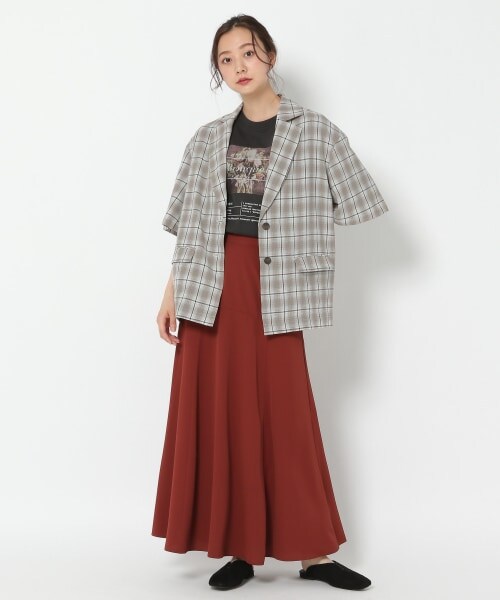 mysty woman（ミスティウーマン）の「Vスリットフラットミュール（シューズ・アイボリー/ブラック/カウガラ）」の11枚目の写真