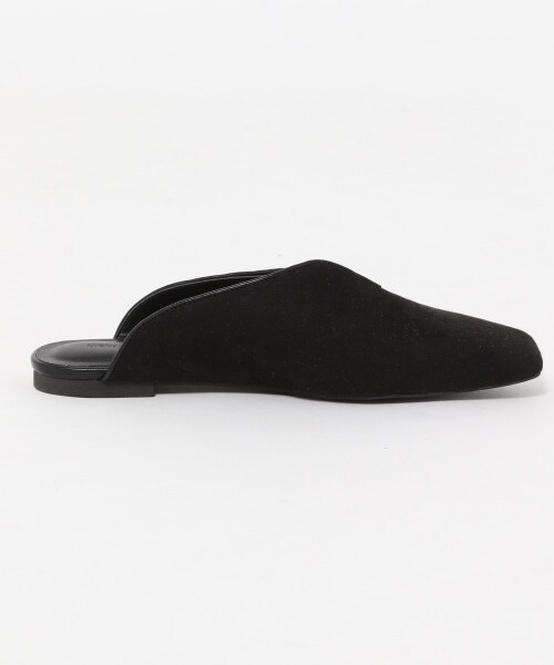 mysty woman（ミスティウーマン）の「Vスリットフラットミュール（シューズ・アイボリー/ブラック/カウガラ）」の15枚目の写真