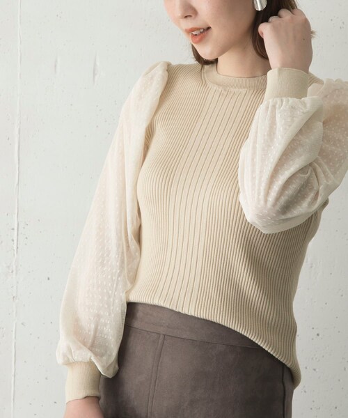 【別注】TORRAZZO DONNA ニット×ドットプルオーバー
