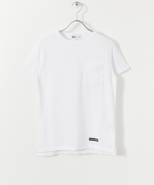 WWS(ワークウェアスーツ)の「WWS 究極のアーバンファミマポケットTee(その他・レディース・WHITE/BLACK・M/L)」の3枚目の写真
