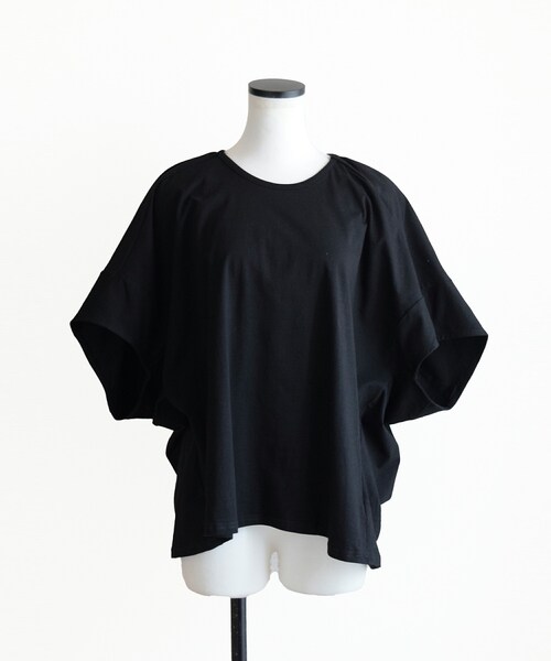 Marient（マリエント）の「バルーンカットPO（Tシャツ/カットソー・レディース・ホワイト/グリーン/ブラック/ブルー・FREE）」の2枚目の写真