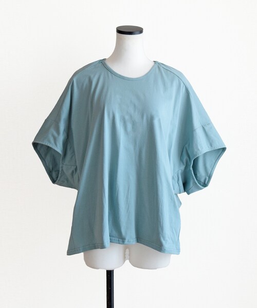 Marient（マリエント）の「バルーンカットPO（Tシャツ/カットソー・レディース・ホワイト/グリーン/ブラック/ブルー・FREE）」の4枚目の写真