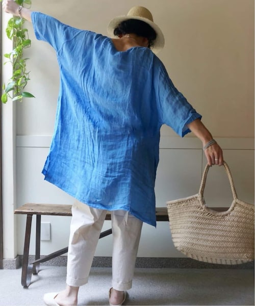 journal standard luxe SUD LINEN TUNIC
