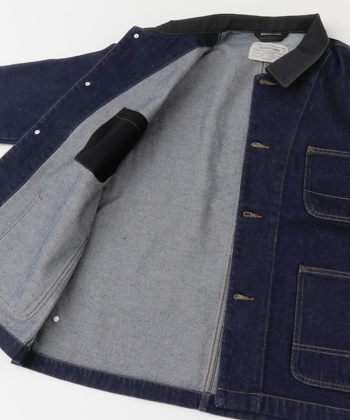 衿切替カバーオールジャケット