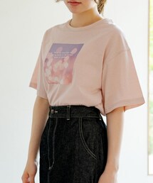 OLIVE des OLIVE | emo-photoプリントTシャツ(Tシャツ/カットソー)