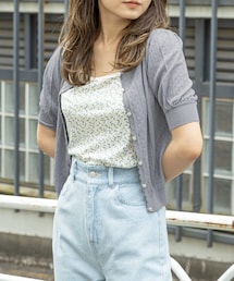 OLIVE des OLIVE | 透かしニットカーディガン(カーディガン/ボレロ)