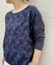 BEARDSLEY | 《6/18(金)12:00 予約スタート》デニムフロント刺繍カットソー(Tシャツ/カットソー)