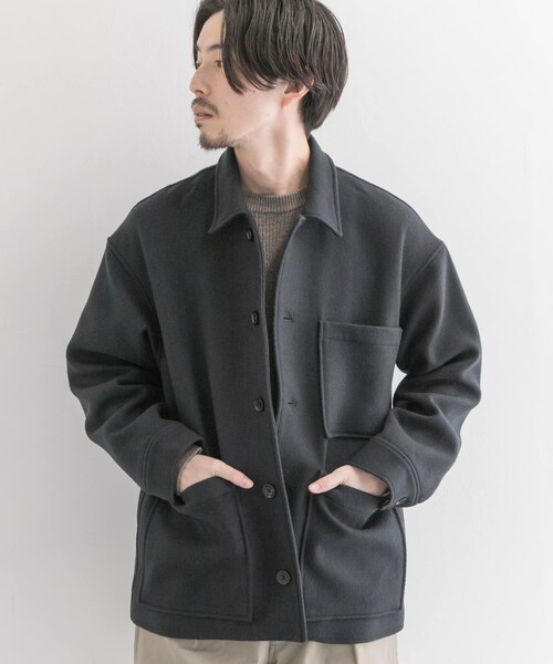 【新品】URBAN RESEARCH メルトンバルーンフィットカバーオール L URBAN RESEARCH（アーバンリサーチ）の「ウールバルーンフィット