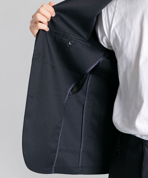 WWS(ワークウェアスーツ)の「WORK WEAR SUITS テーラードライトジャケット(その他・メンズ・D NAVY/BLACK・S/M/L/XL/XXL)」の8枚目の写真