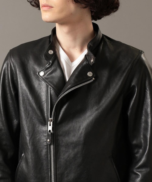 REMI RELIEF（レミレリーフ）の「【先行予約】【REMI RELIEF×Schott】ライダースジャケット（その他・メンズ・BLK・XS/S/M/L/XL）」の8枚目の写真