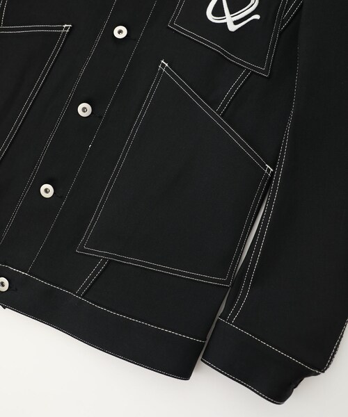sulvam（サルバム）の「Mens slim denim jacket（その他・メンズ・BLACK・S/M）」の5枚目の写真