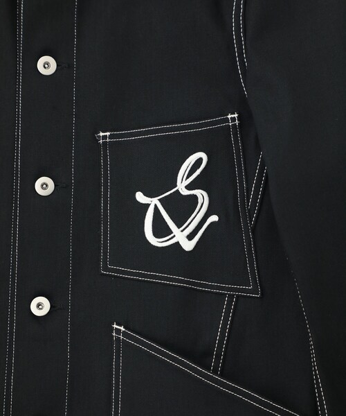 sulvam（サルバム）の「Mens slim denim jacket（その他・メンズ・BLACK・S/M）」の3枚目の写真