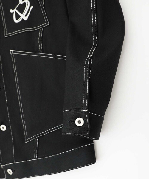 sulvam（サルバム）の「Mens slim denim jacket（その他・メンズ・BLACK・S/M）」の7枚目の写真