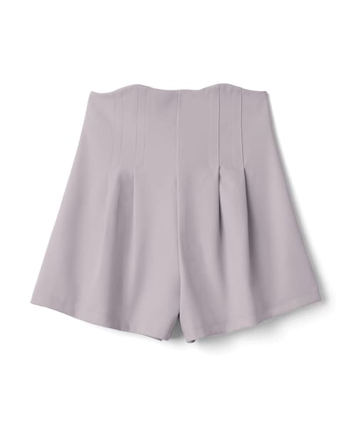 美品　JULYNINE　タックパンツ　グレー　グレイスグレイ　日本製 グレイル GRL センタープレスワイドタックロングパンツ[gm615] L