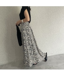 copine | レオパードマーメイドスカート (2color)(スカート)