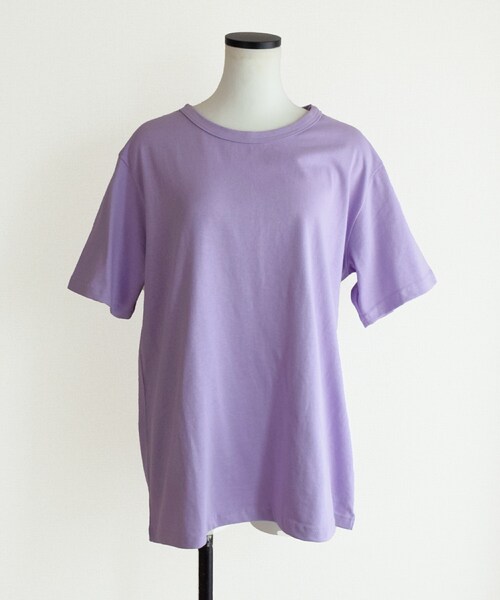 Marient（マリエント）の「レイヤードバックTEE（Tシャツ/カットソー・レディース・ホワイト/パープル/ブラック・FREE）」の3枚目の写真