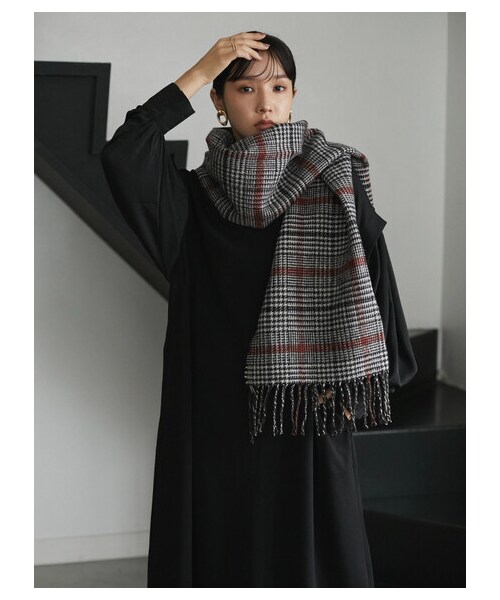 Green　Parks（グリーンパークス）の「armonia・ボリューム袖リラックスワンピース（ワンピース/ドレス・ブラック/テラコッタ/マスタード・F）」の4枚目の写真