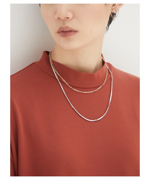 Green　Parks（グリーンパークス）の「armonia・ボリューム袖リラックスワンピース（ワンピース/ドレス・ブラック/テラコッタ/マスタード・F）」の15枚目の写真