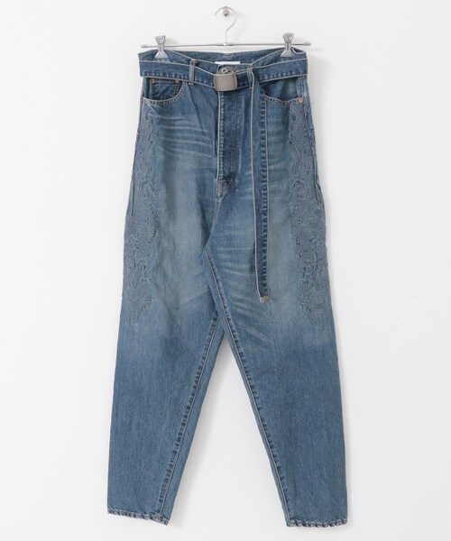 パンツ 20ss doublet CHAOS EMBROIDERY HEMP DENIM CHAOS EMBROIDERY