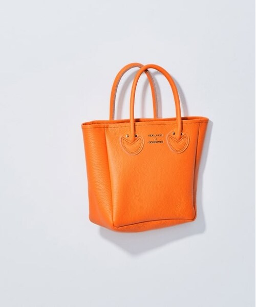 ADAM ET ROPE'（アダムエロペ）の「【YOUNG&OLSEN】別注 EMBOSSED LEATHER TOTE S（バッグ・レディース・グレー/ブラウン/ピンク/オレンジ・M）」の4枚目の写真