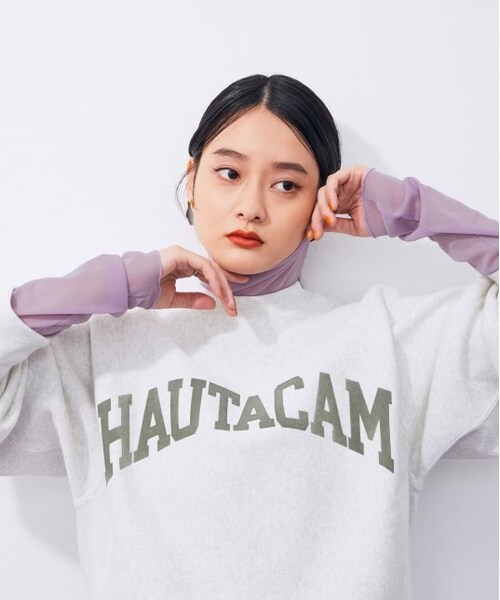 ADAM ET ROPE'（アダムエロペ）の「シアーメローシフォンタートル（トップス・レディース・ベージュ系/ラベンダー/ブラック・F）」の3枚目の写真