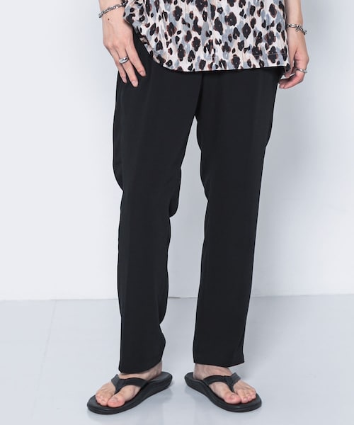 URBAN RESEARCH iD ポリツイルイージーテーパードパンツ