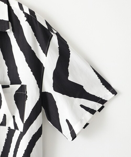 Name.（ネーム）の「STUDIOUS別注 ZBR FACE H/S SHT 2（その他・メンズ・BLACK・0/1/2/3）」の8枚目の写真