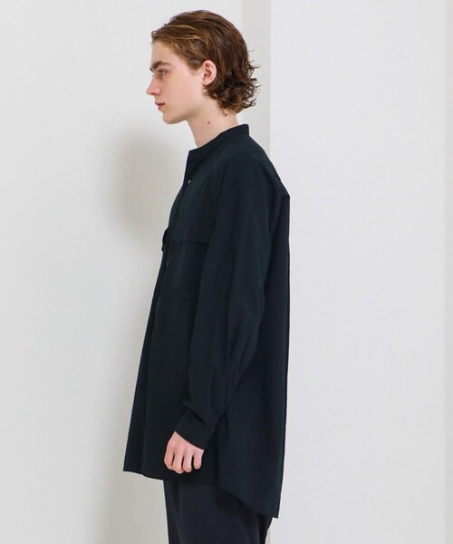 WHITE MOUNTAINEERING（ホワイトマウンテニアリング）の「BAND COLLAR LONG SLEEVES SHIRT（その他・メンズ・WHITE/BLACK/NAVY・0/1/2）」の21枚目の写真