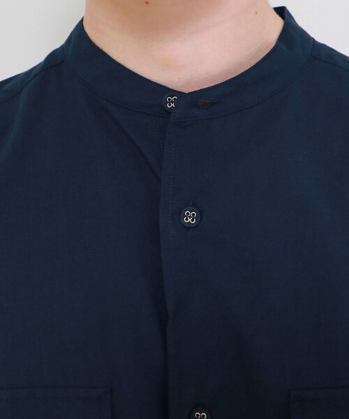 WHITE MOUNTAINEERING（ホワイトマウンテニアリング）の「BAND COLLAR LONG SLEEVES SHIRT（その他・メンズ・WHITE/BLACK/NAVY・0/1/2）」の15枚目の写真
