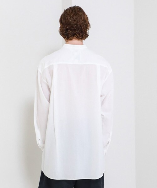 WHITE MOUNTAINEERING（ホワイトマウンテニアリング）の「BAND COLLAR LONG SLEEVES SHIRT（その他・メンズ・WHITE/BLACK/NAVY・0/1/2）」の5枚目の写真