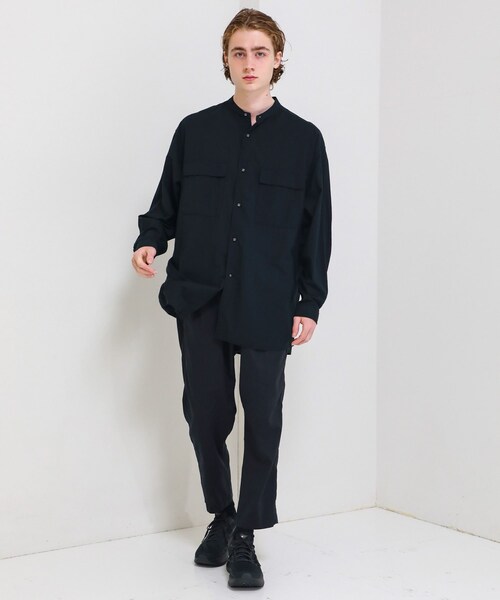 WHITE MOUNTAINEERING（ホワイトマウンテニアリング）の「BAND COLLAR LONG SLEEVES SHIRT（その他・メンズ・WHITE/BLACK/NAVY・0/1/2）」の20枚目の写真